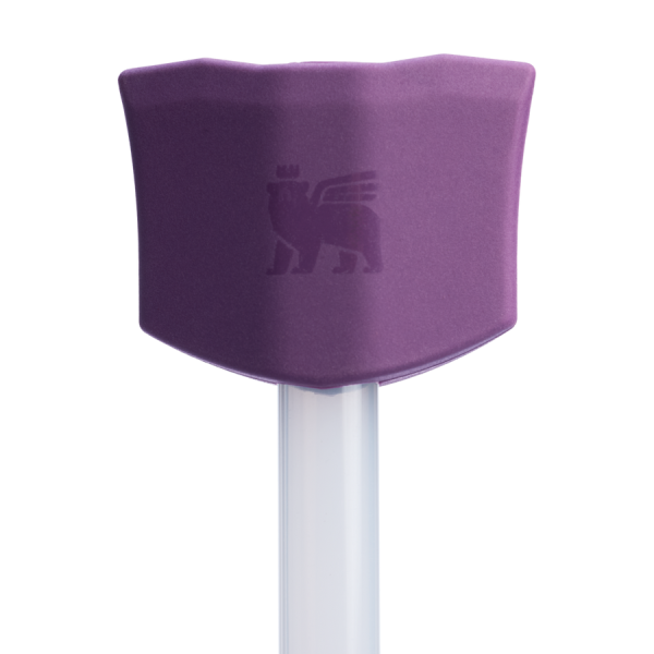 The Stay Smooth Straw Topper | 2-pack - Dark Lilac
