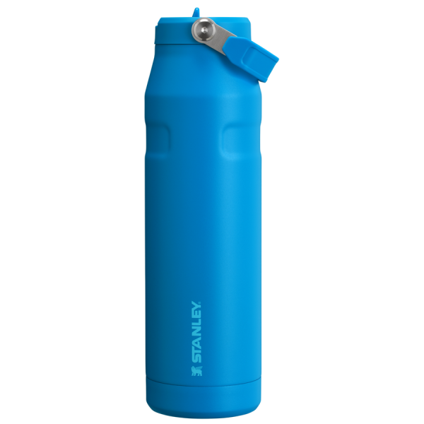 The IceFlow™ Bottle with Flip Straw Lid | 36 oz - Azure