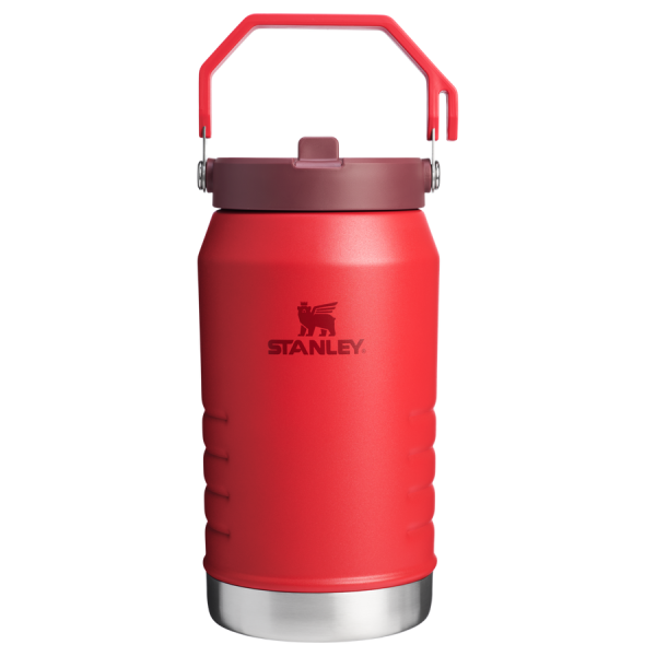 The IceFlow™ Flip Straw Jug | 64 OZ - Chili Red