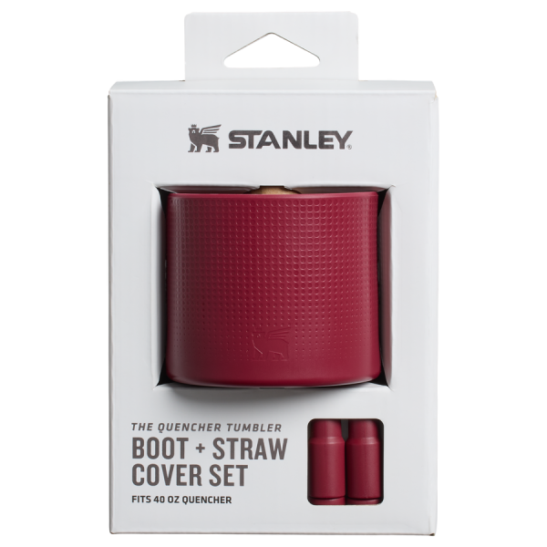Stanley Quencher Boot and Straw Cover Set | 40 OZ - Cranberry