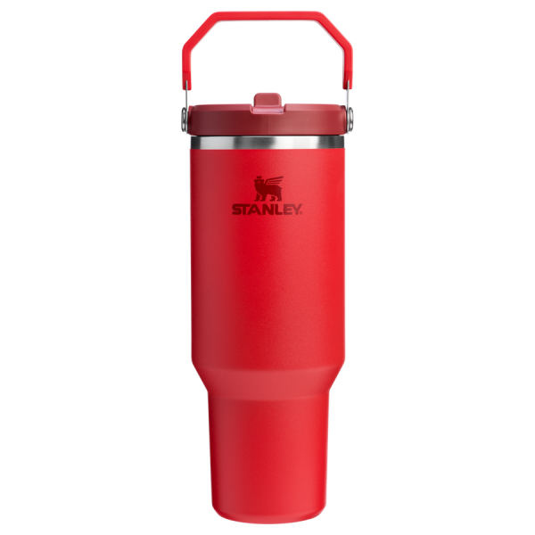 The IceFlow™ Flip Straw Tumbler | 40 OZ - Stanley Create - Chili Red
