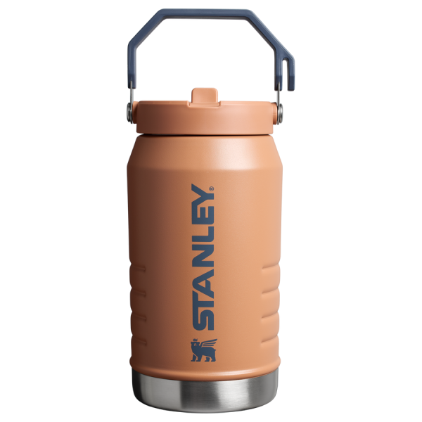 The IceFlow™ Flip Straw Jug | 64 OZ - Toast