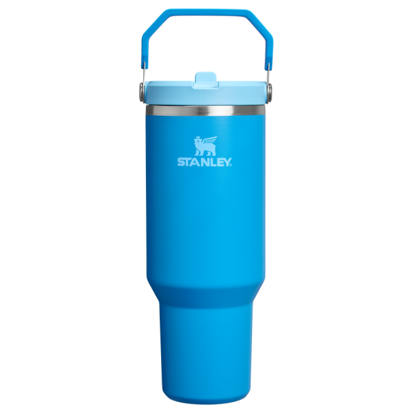 The IceFlow™ Flip Straw Tumbler | 40 OZ - Stanley Create - Azure