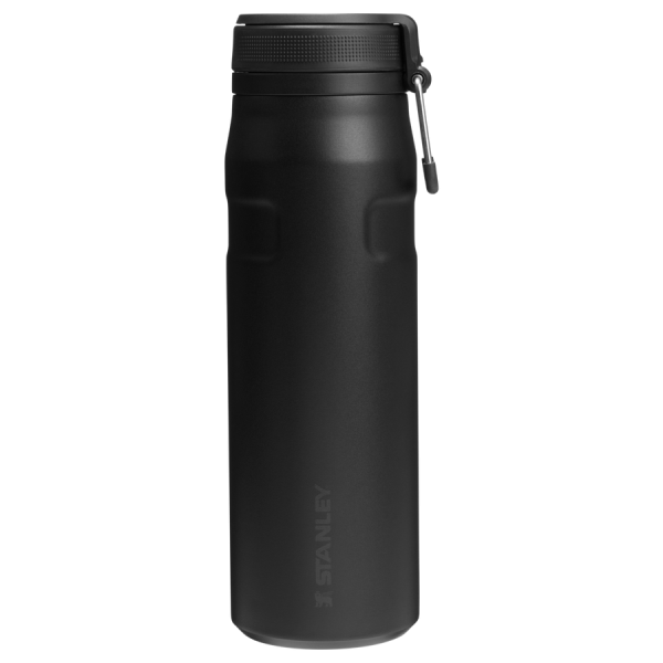 The IceFlow™ Bottle with Twist Flip Lid | 24 OZ - Black 2.0