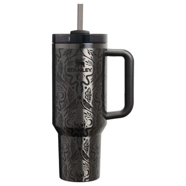 The Halloween Quencher ® H2.0 FlowState™ Tumbler | 40 OZ - Deadly Damask
