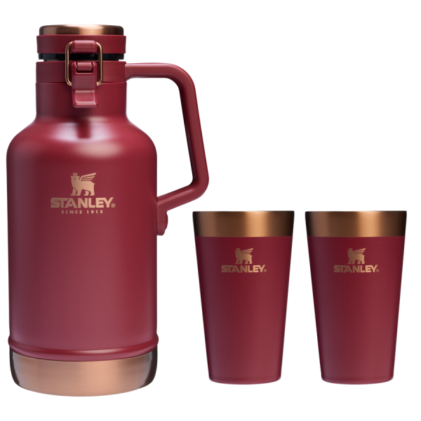The Stay-Chill Growler Set | 64 OZ/16 OZ - Gilded Pomegranate