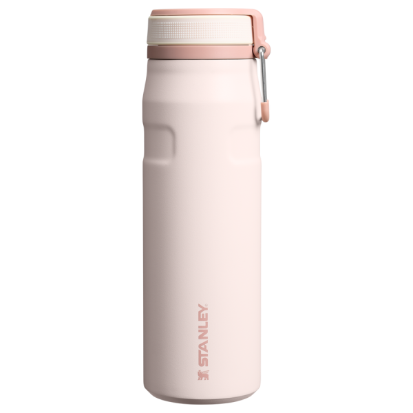 The IceFlow™ Bottle with Twist Flip Lid | 24 OZ - Rose Quartz