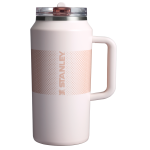 The Quencher ProTour Flip Straw Tumbler | 64 OZ - Rose Quartz Fade