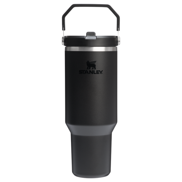 The IceFlow™ Flip Straw Tumbler | 40 OZ - Stanley Create - Black 2.0