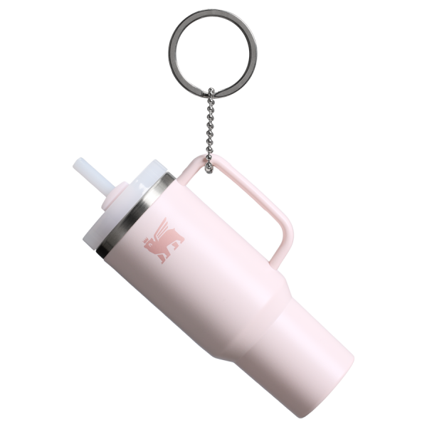 The Quencher H2.0 Tumbler Keychain - Rose Quartz