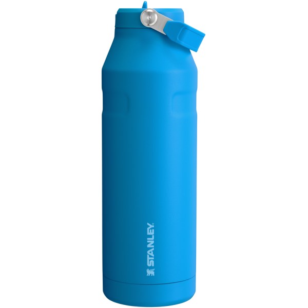 The IceFlow™ Bottle with Flip Straw Lid | 50 oz - Azure