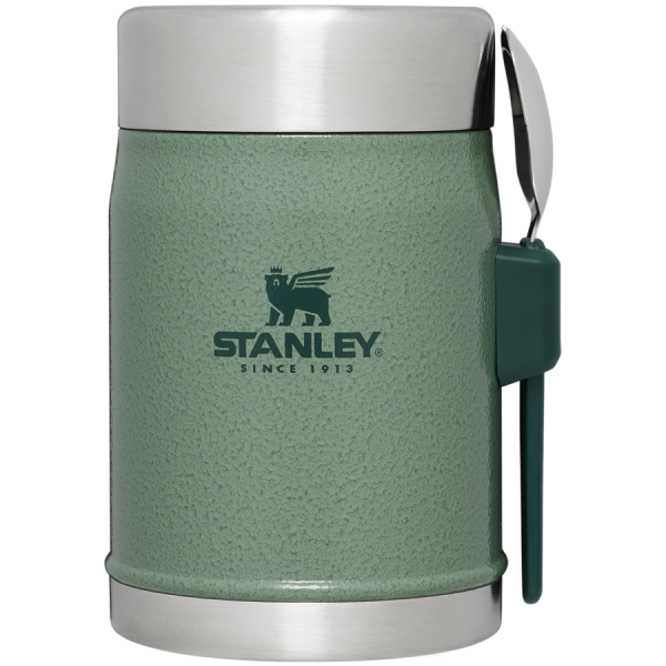 Classic Legendary Food Jar + Spork | 14 OZ - Hammertone Green
