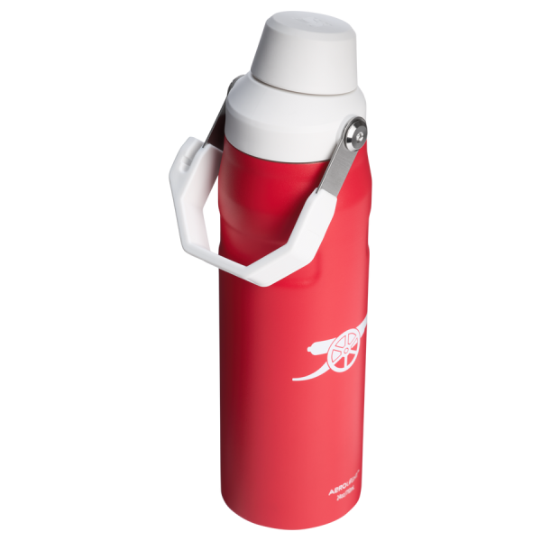 Stanley 1913 x Arsenal IceFlow™ Bottle Fast Flow | 24 OZ - Arsenal DNA Red