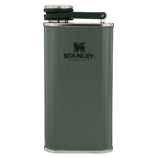 Classic Easy Fill Wide Mouth Flask | 8 OZ - Hammertone Green