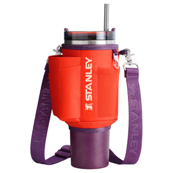 The All Day 40 OZ Quencher Carry-All - Tigerlily Plum