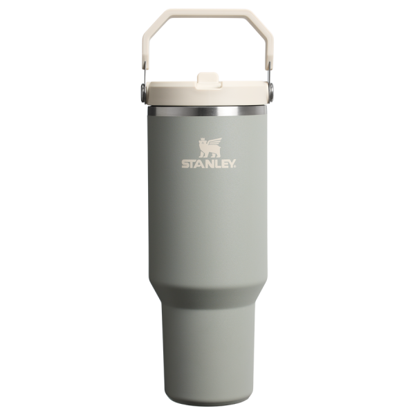 The IceFlow™ Flip Straw Tumbler | 40 OZ - Stanley Create - Sage Grey